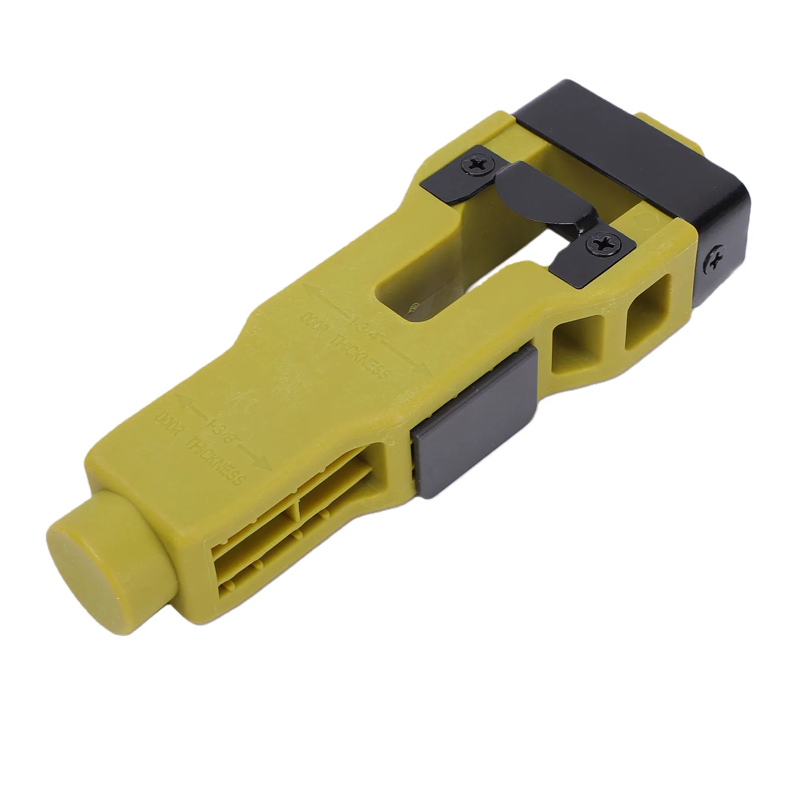 Door Latch Mortise Tool Ergonomic Non Slip Handle Accurate Guiding Head Installation Kit for Door Latch Mortising Woodworking