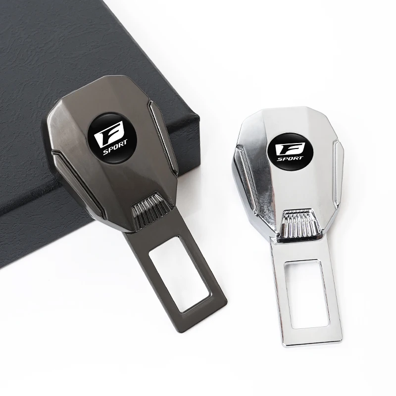 

2025New Car Interior Seat Zinc alloy Belt Buckle Clip Extender Safety Belt Accessories For Lexus Fsport RX330 IS250 Ct200h ES300