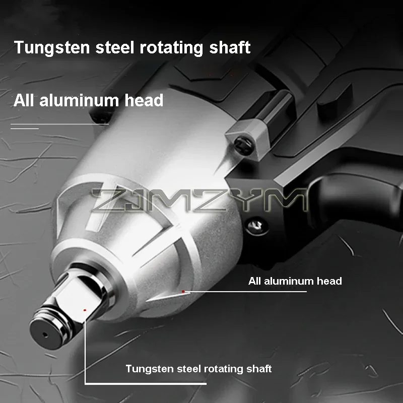 Wireless Impact Wrench Lithium Battery Rechargeable Electric Wrench Brushless Impact Wrench Car Repair Tool