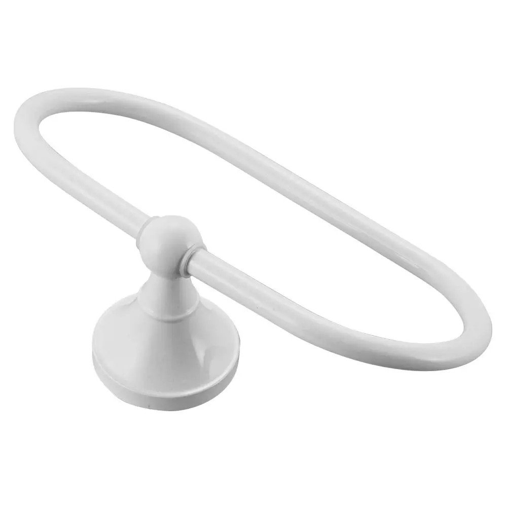 

Modern Bathroom Towel Ring Oval Thick Copper Construction Wall Mount Space Saving Towel Hanging Rack Kitchen Hotel Accessory