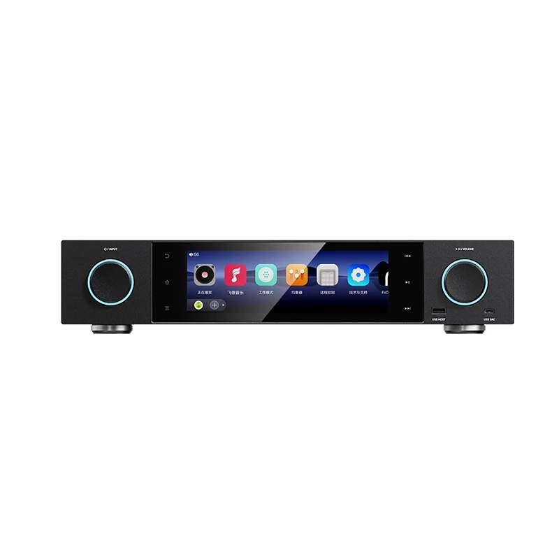 S15 Desktop Hi-Res Audio Streamer DAC AMP All-in-one HIFI Solution AK4191 AK4499EX DAC Chips Android 12 Snapdragon 660