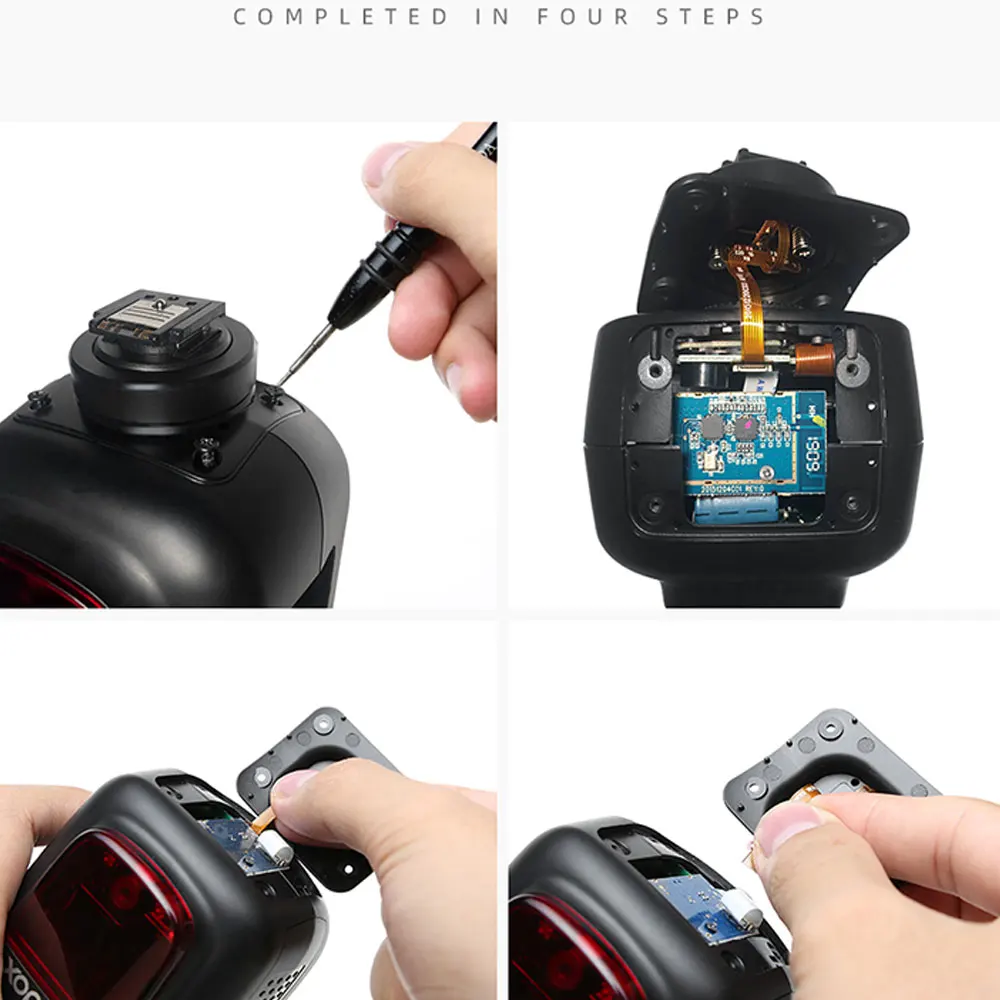 Godox Speedlite V1 V1C V1N V1S V1F V1O V1P فلاش الحذاء الساخن استبدال الملحقات لكانون نيكون سوني بنتاكس كاميرات