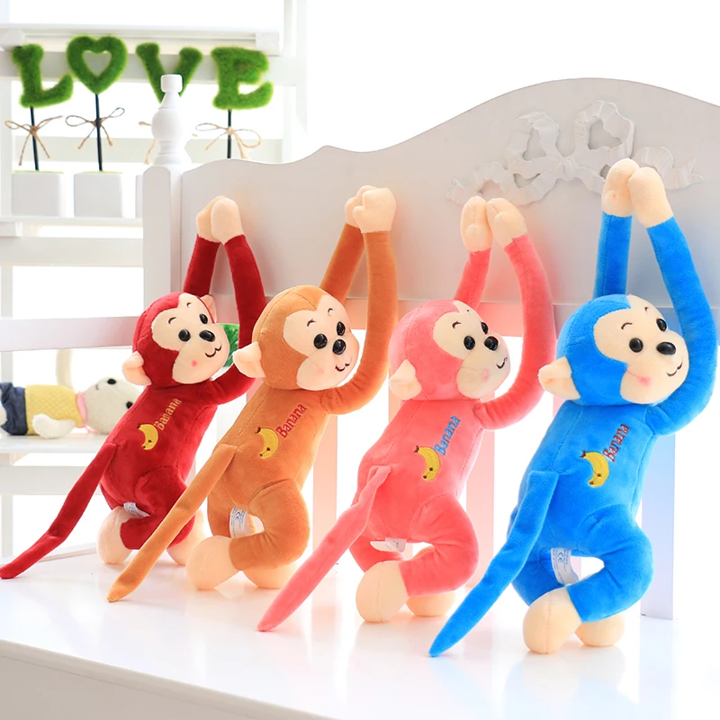 Long Arm Hug Monkey Doll Plush Toy Curtain Decorations Hanging Monkey Doll Children's Gifts