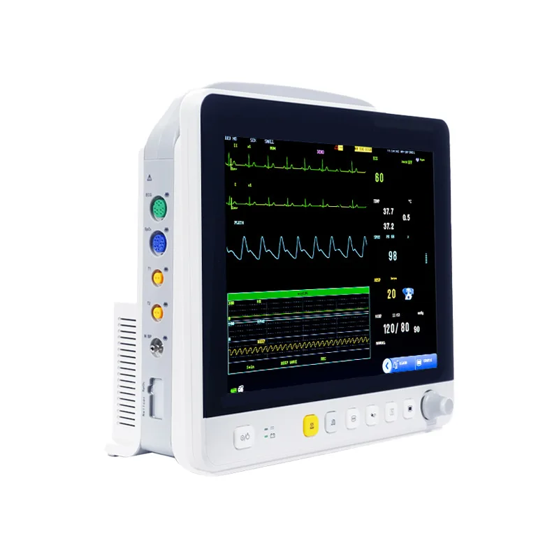 VE12 Monitor: Multi-parameter ECG monitor for animals, cats, dogs, and pets