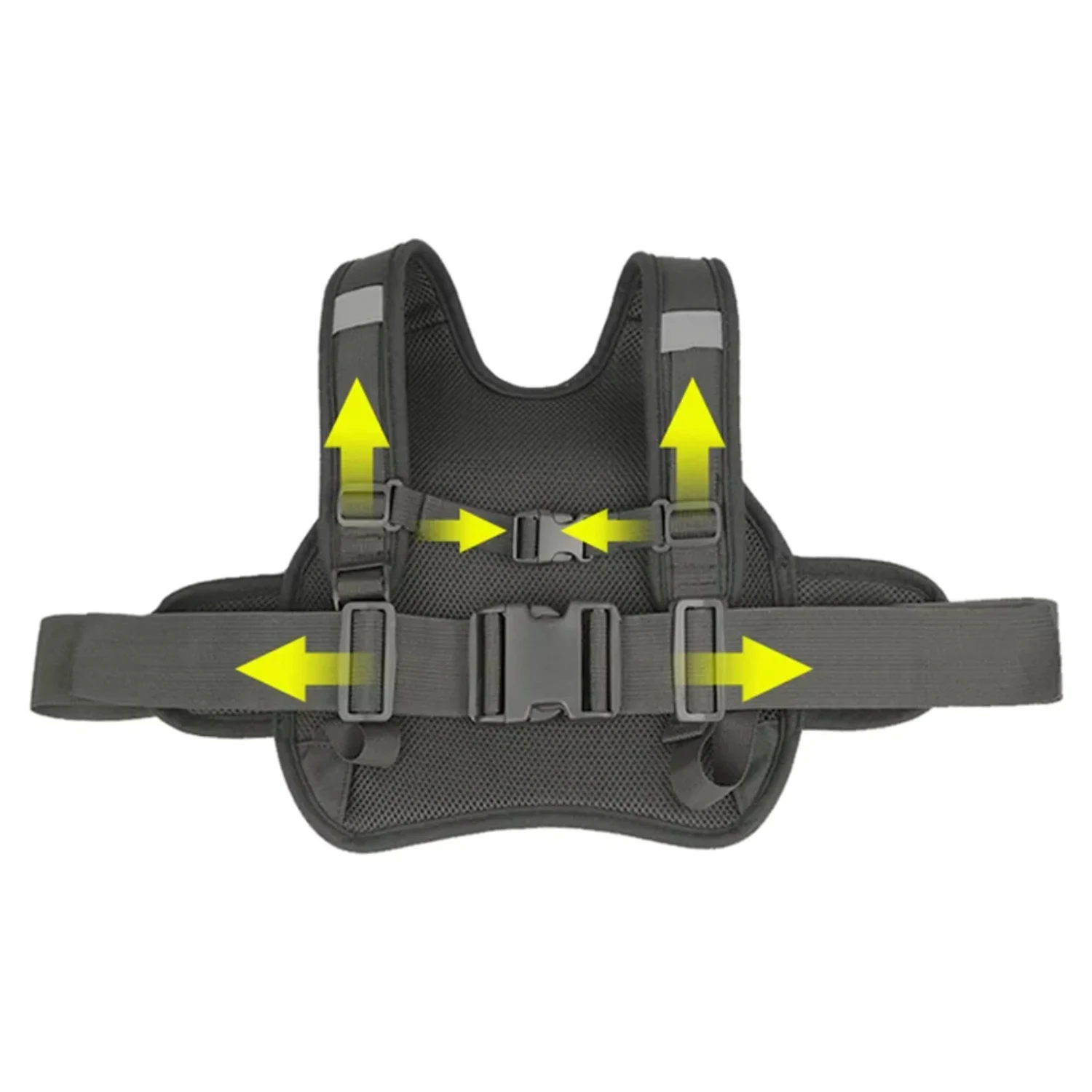 Universal Motorcycle Safety Belt for Kids W/ Storage Bag Rear Seat Grab Handle Strap Harness Adjustable Child Reflective Strip