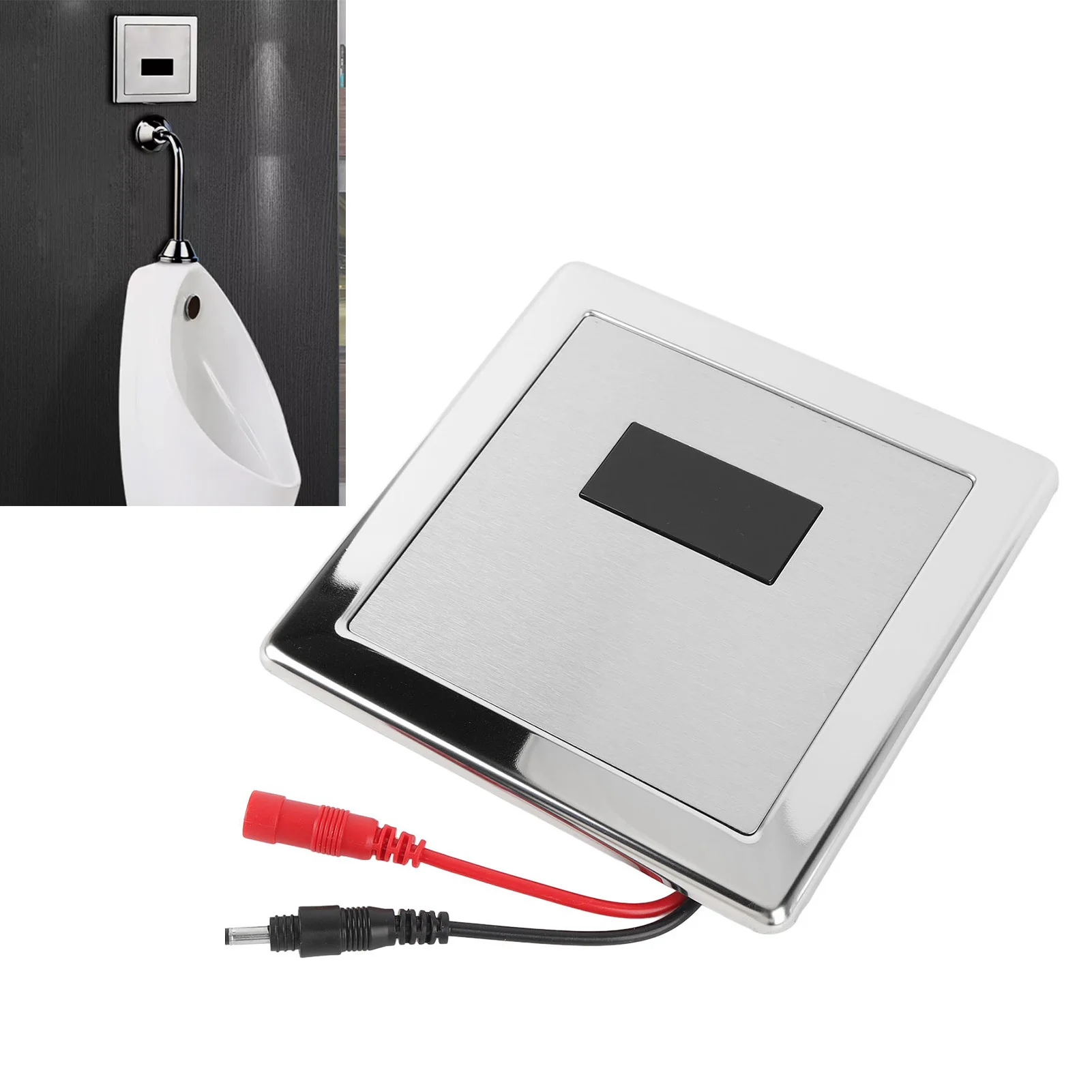 

Автоматический датчик смыва писсуара Бесконтактный датчик смыва писсуара из нержавеющей стали Высокоэффективный нержавеющий датчик для общественных туалетов