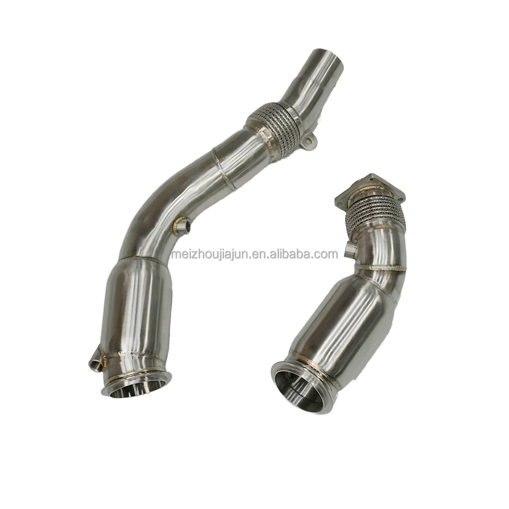 

2014-2019 for BMW F80 F82 M3 M4 S55 304 Stainless Steel Exhaust Downpipe with Three-Way Catalytic Converter New Condition