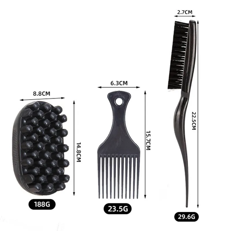 

Magic Twist Hair Brush Sponge Afro Curly Coil Wave Dreadlock Natural Hair Styling Tool Salon Home Professional Use