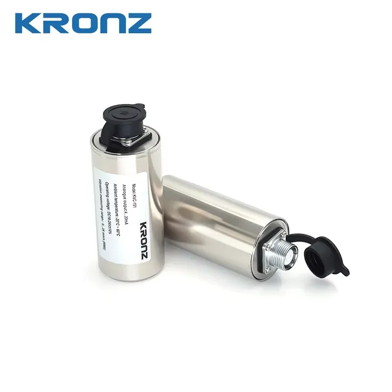 KRONZ Integrated Vibration Transmitter 4-20mA Velocity Vibration Sensor with Magnetic Base 0-10/20/25/50mm/s for for Fan