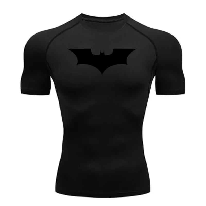 Manga Curta Masculina Split Praia Natação Camisetas, Proteção UV Rash Guard, Apertado Esportes Aquáticos, Roupas de Surf, Swim Top