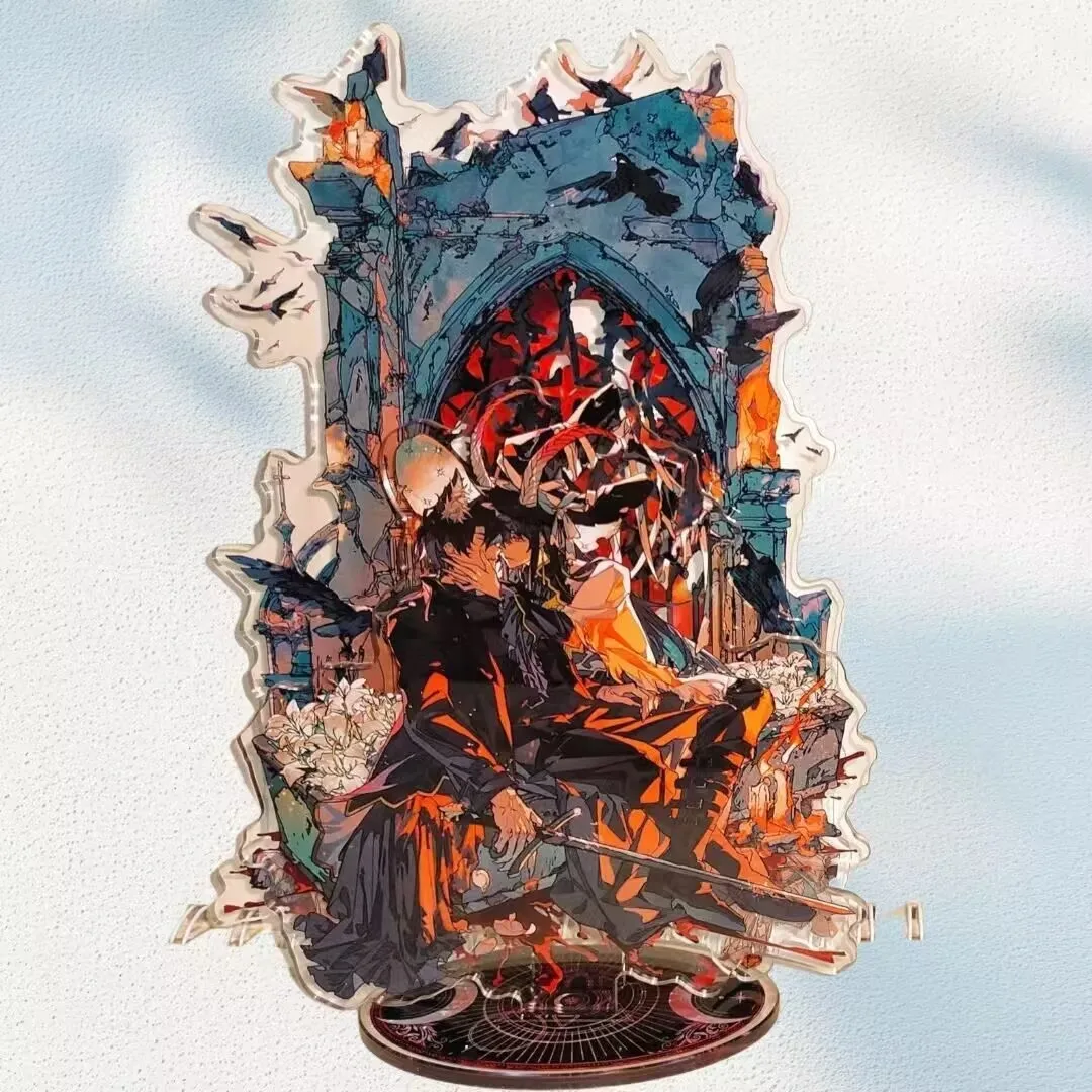 「全知読者の視点」トワイライトシリーズ周辺機器「ジン・デュジ、リウ・ゾンヘ」アクリル製スタンディングサインデコレーション