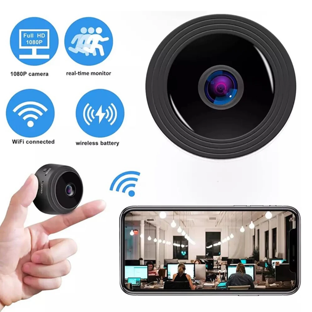 Conjunto de Vigilância com 4 Câmeras HD e Conexão via App, Presente de Segurança Moderno para Proteção Residencial e Comercial