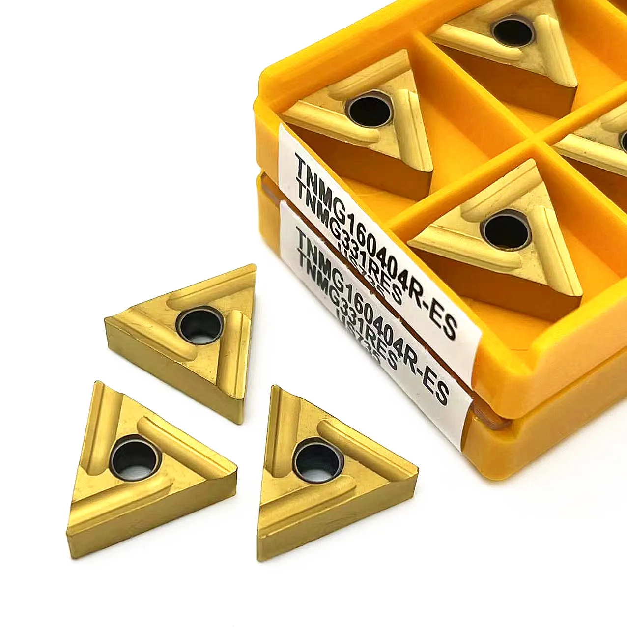 10ชิ้น TNMG160408R TNMG160404R TNMG160404L ES VP15TF UE6020 US735 CNC Cermet เกรดคาร์ไบด์แทรกอุปกรณ์เจาะเปิดใบมีด