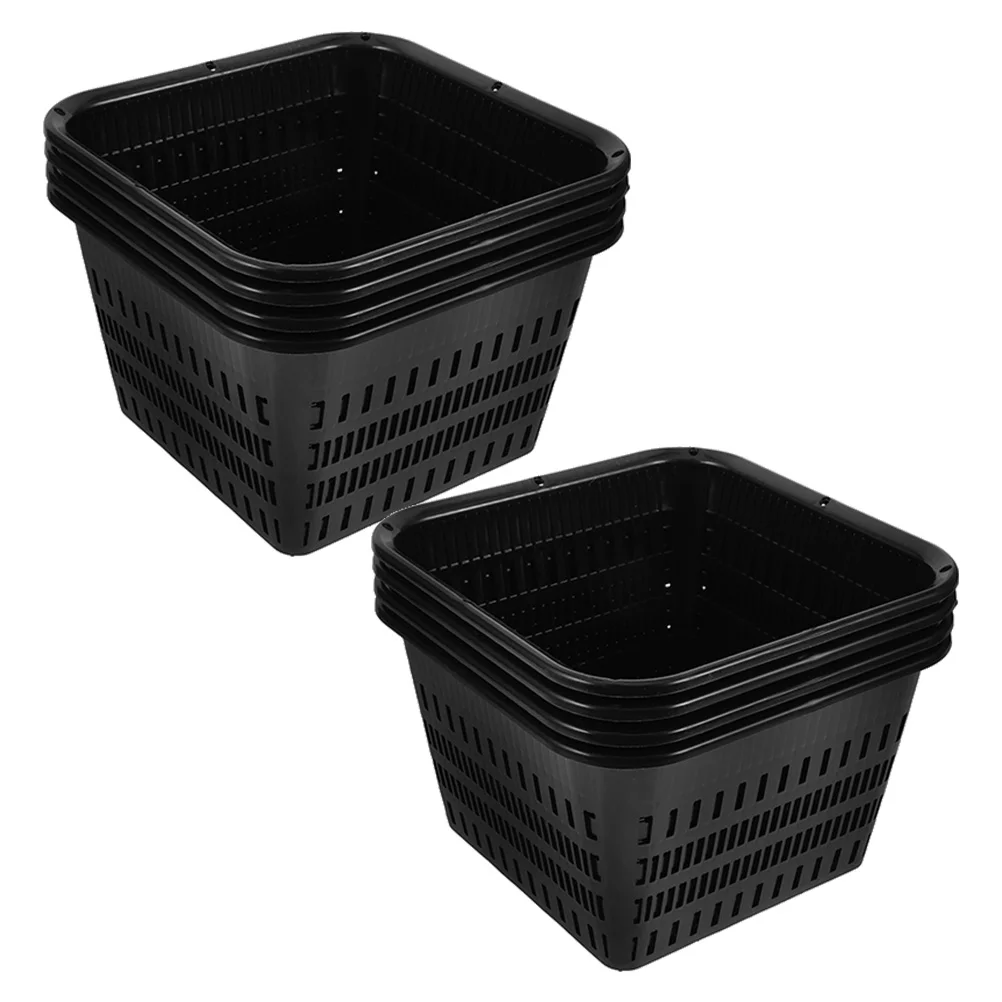 

8 Pcs Aquatic Plant Basket Hydroponic Vegetable Plastic Pots Basin Net Cups Hydroponics Growing