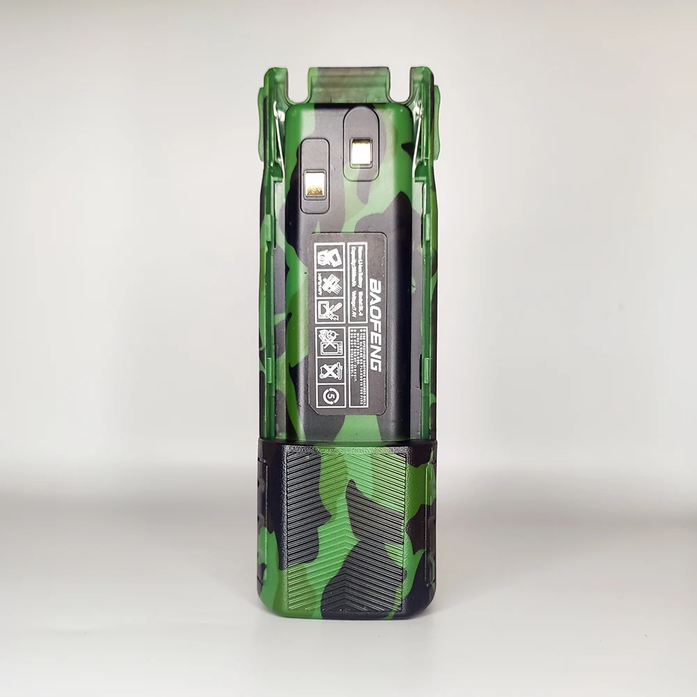 BAOFENG UV-82 Extended Camouflage Battery 3800mAh Long Standby Compatible with UV-8D UV-82HP UV-82WX UV-89 Walkie Talkie