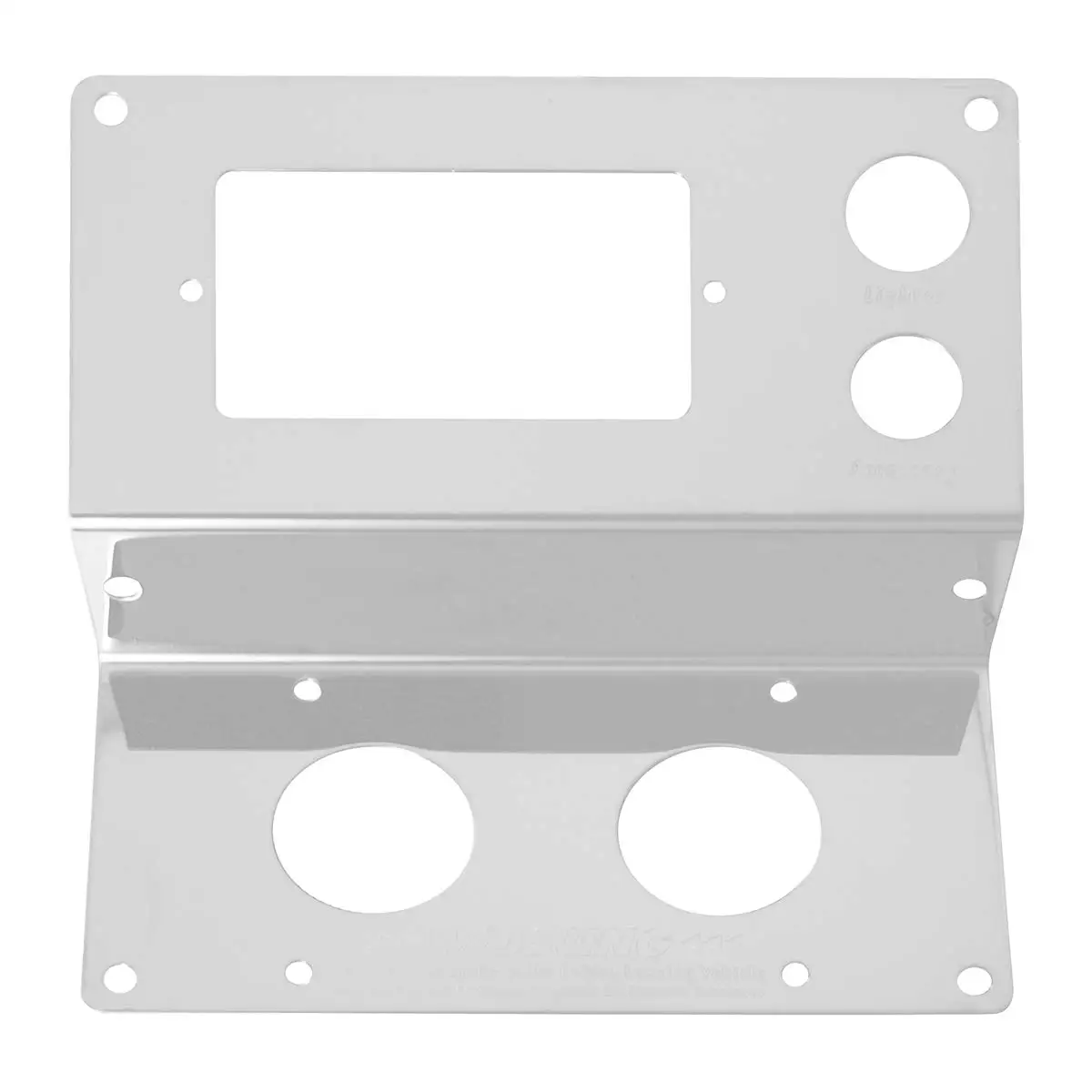 

Chrome Plated Plastic Dashboard Plate For Ashtray Lighter And Brake Valve