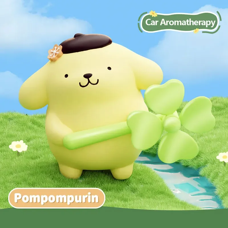 Sanrio kuromi Cancoroll-空気清浄機香り,フレグランス,無香料,PompomPurinの装飾,成長を防ぐ,アクセサリー