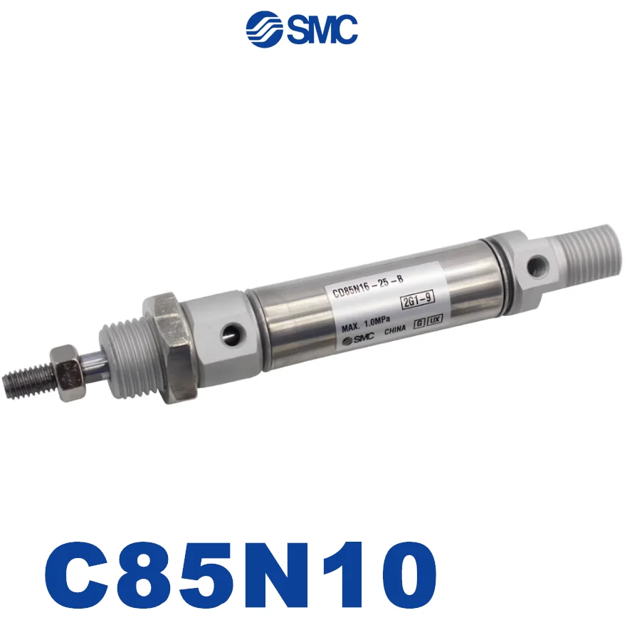 C85N10 CD85N10 C85N SMC Air Cylinder: Standard Double Acting, Single Rod C85N10-10 C85N10-20