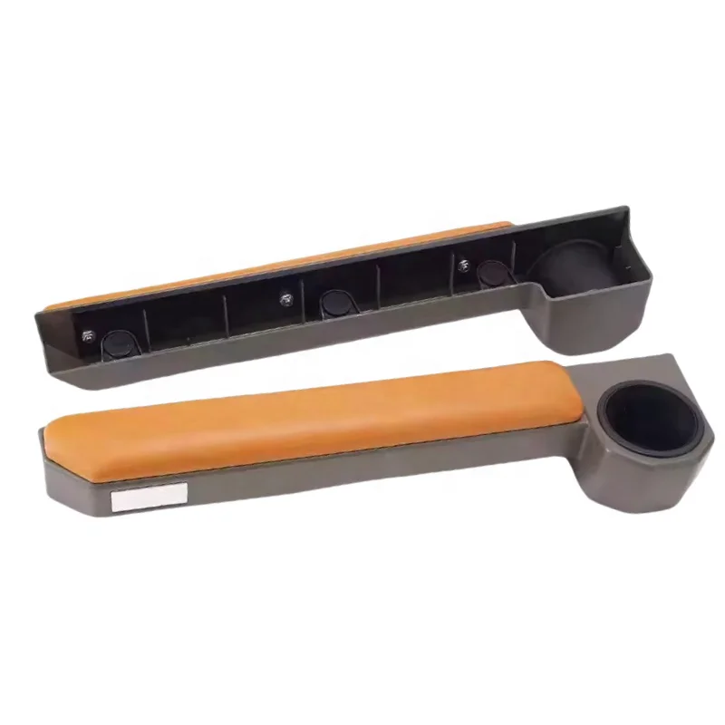 

YBJ Brown Central Console Drink Storage Seat Organizer Door Armrest Cup Holder for Toyotas Land Cruiser LC76 LC79 FJ79 New