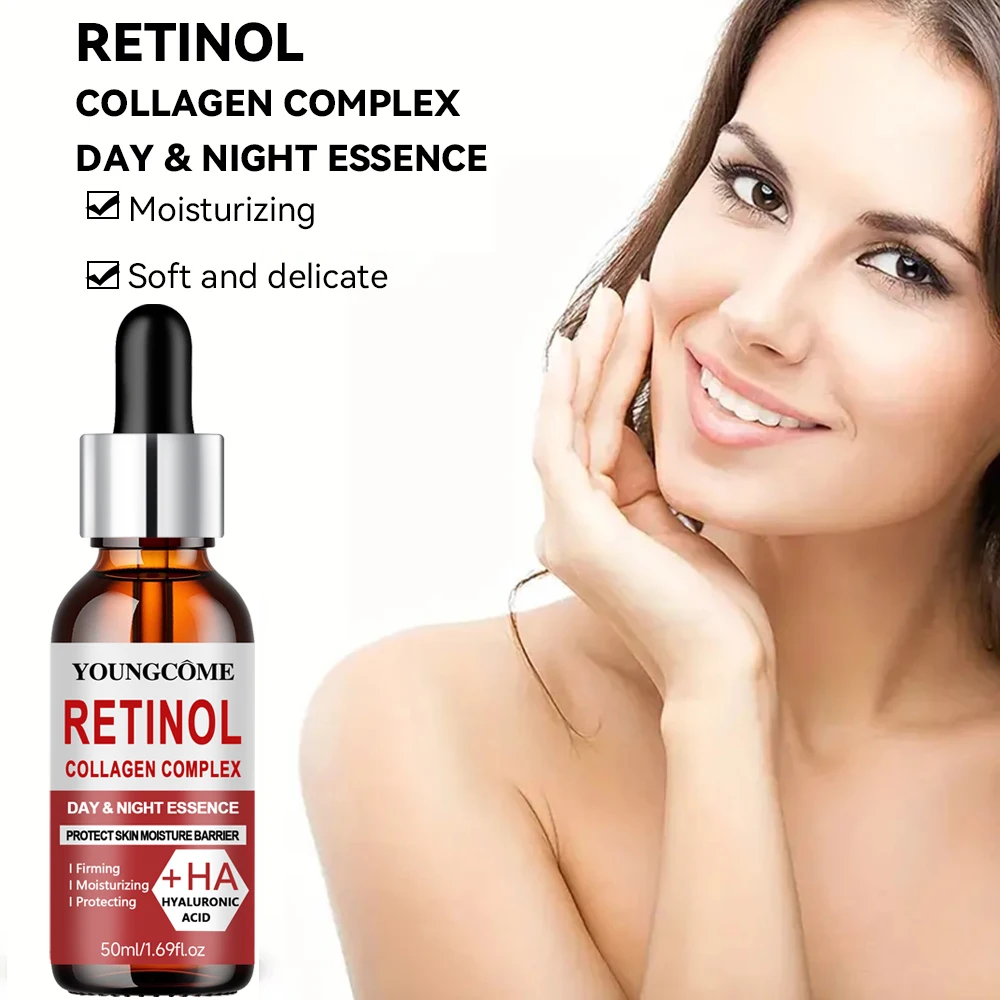 Retinol Day and Night Serum. Smooth out wrinkles.Deeply Moisturize the skin Moisturizing Anti-wrinkle Aging Shrinks Pores