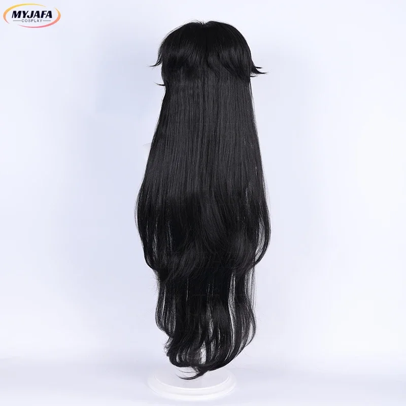 Hua Cheng San Lang Cosplay Pruik Hemel Officcials Cosplay Tian Guan Fu Pruik Zwart Hittebestendig Synthetisch Haar Pruiken