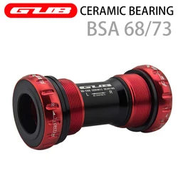 GUB Ceramic Bearing BB68 Bike Bottom Bracket Threaded BB English BSA 68 Bottom bracket 68/73 22 24 mm for Shimano for Sram GXP