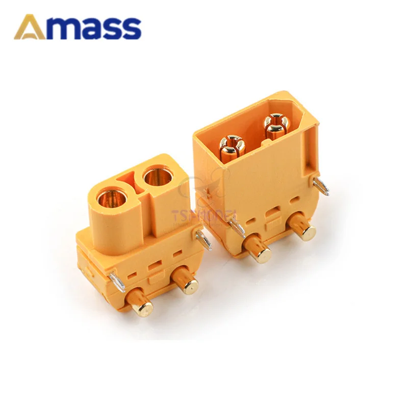 

AMASS XT60PW PCB power connector XT60 horizontal board circuit board plug hot selling RC accessories