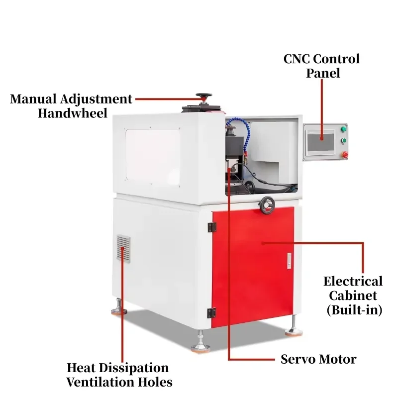 CNC Multi-angle Circular Saw Blade Grinding Machine for Metal Aluminum Profile Processing Industries with Easy Maintenance