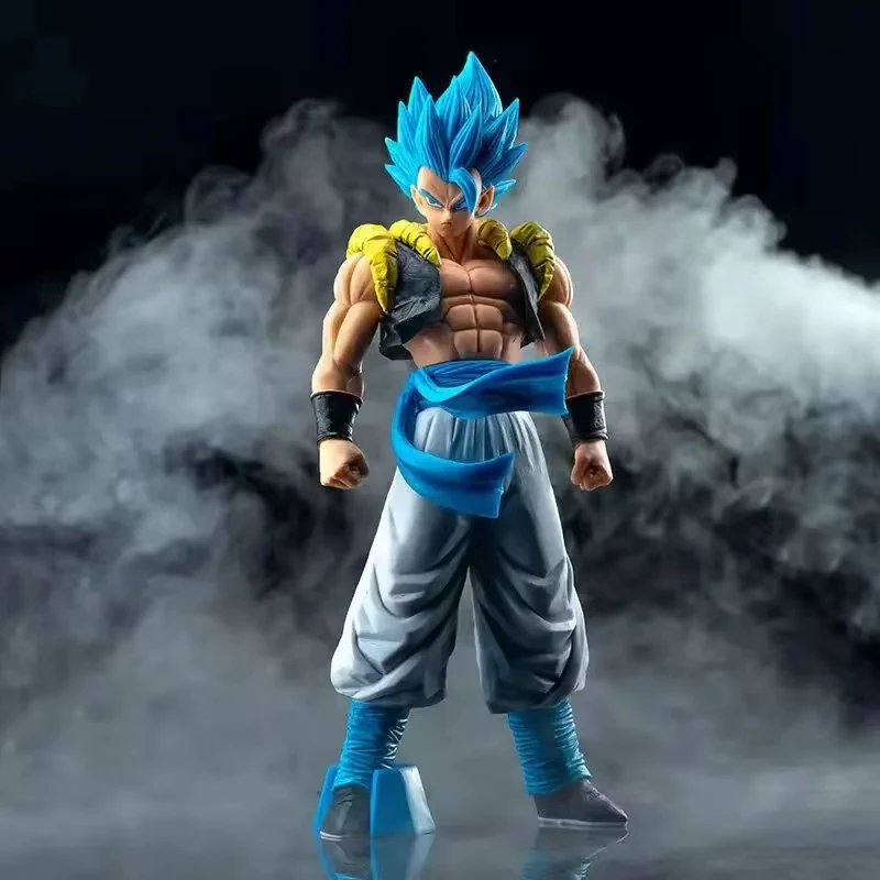 31CM Anime Dragon Ball Z Super Saiyan Blue Gogeta PVC Action Figure Model Speelgoed Desktop Decoraction Kinderen Verjaardagscadeau