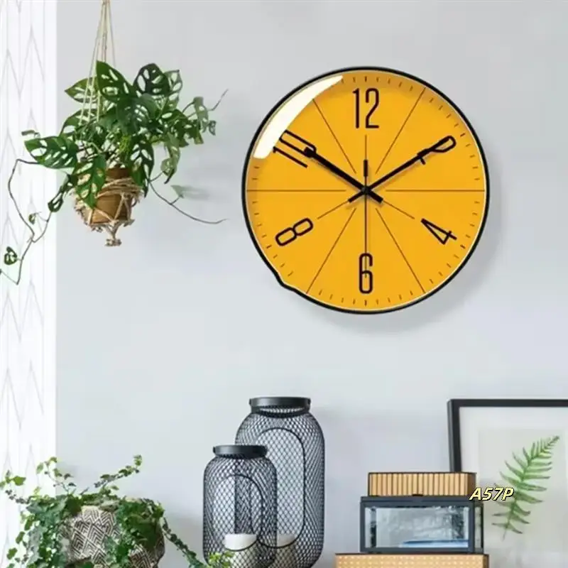 

Nordic Simple Wall Clocks Personality Modern Wall Clock Mute Home Restaurant Living Room