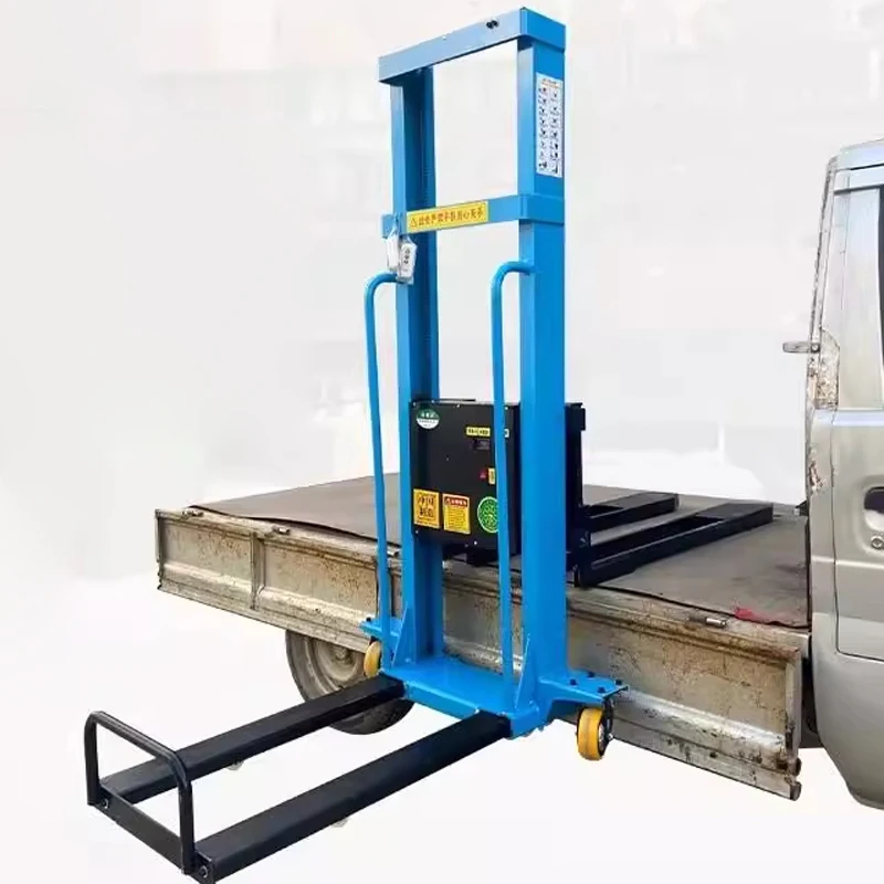 Electric Portable Forklift Truck 800KG Portable Hydraulic Loading/Unloading Tool Compact Mobile Lift Truck Pallet(Customized)