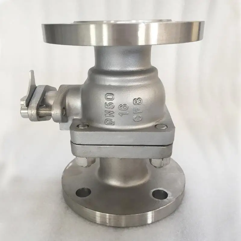 OEM ad alta temperatura con valvola a sfera galleggiante manuale in acciaio inossidabile Q41F-16 personalizzabile