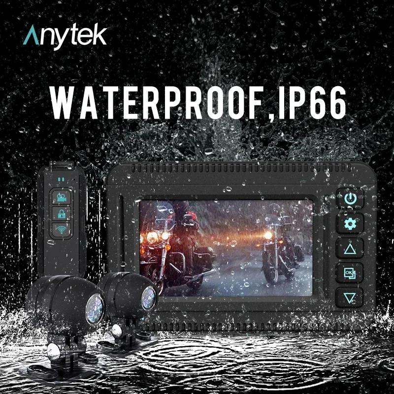 

Новый видеорегистратор для мотоцикла S30 с двумя объективами: передняя и задняя камеры