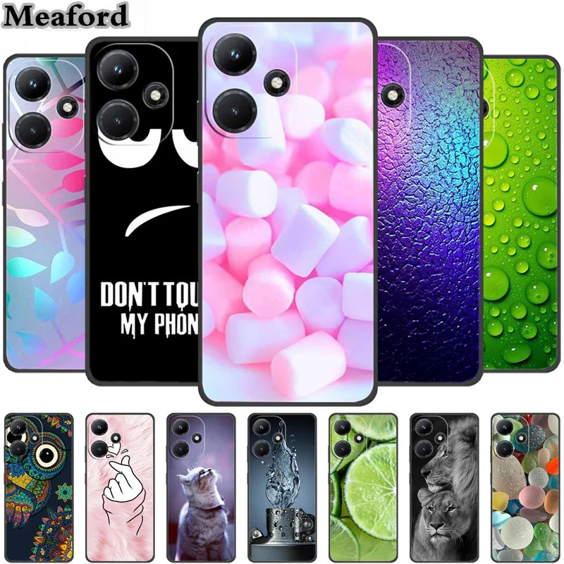 Fashion Phone Back Cover For Infinix Hot 30 Play NFC Silicone TPU Soft Case for Infinix Hot30 Play X6835 Fancy Shockproof Fundas