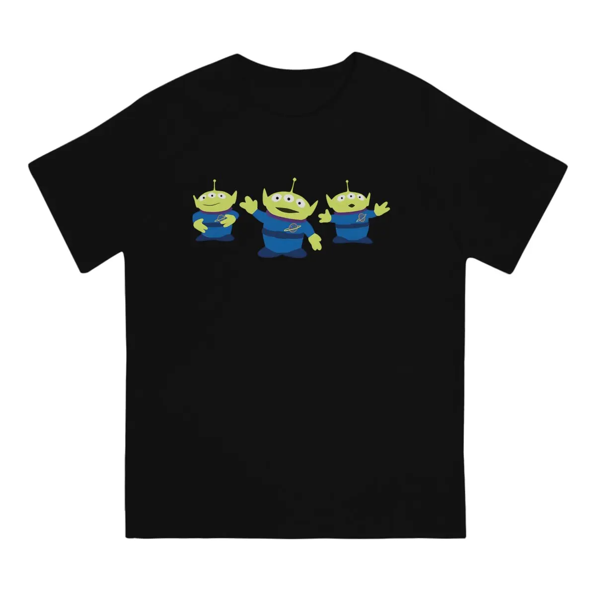 Disney Toy Story Alien Men's TShirt Aliens Sticker Distinctive T Shirt Harajuku Sweatshirts New Trend