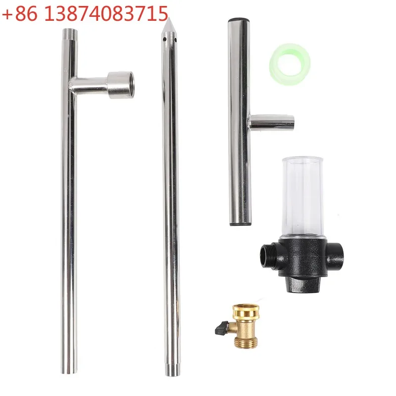 

Stainless Steel Deep Root Tree Watering Tool Root Feeder with Fertilizer Bottle Watering Wand Irrigation System Watering Stake