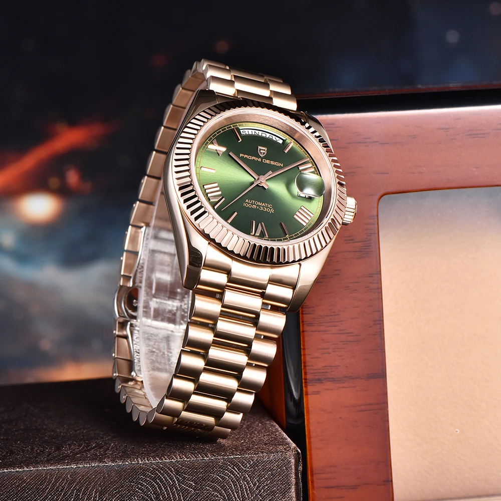 2025 New PAGANI DESIGN Men's Watch Week Display Luxury Automatic Watch For Man Mechanical Watch Sapphire Clock Complete Calendar