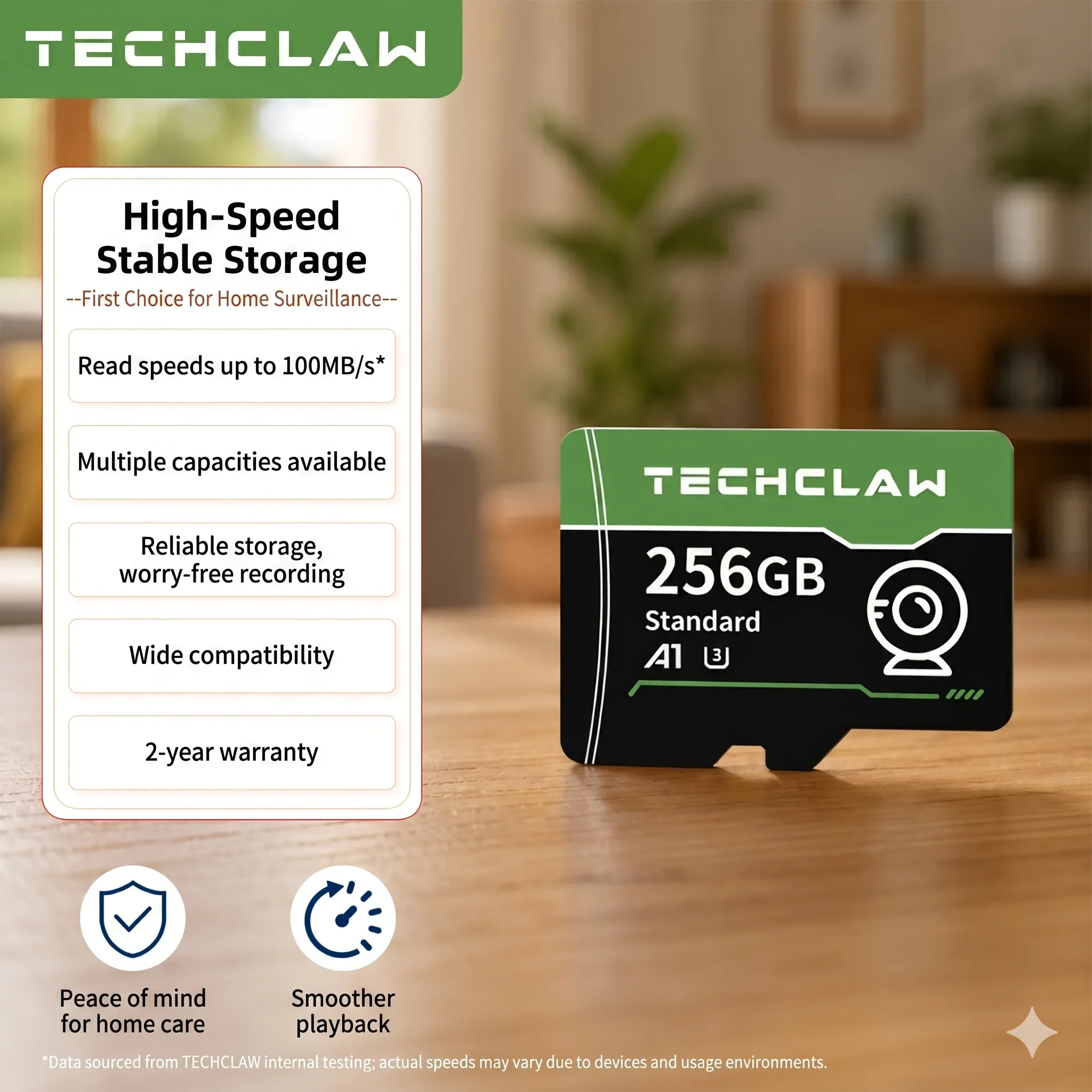 100MB/s Micro SD Card U3 V30 TF Card 8GB-256GB High Speed Memory Card for Dash Cam Car DVR Security Camera