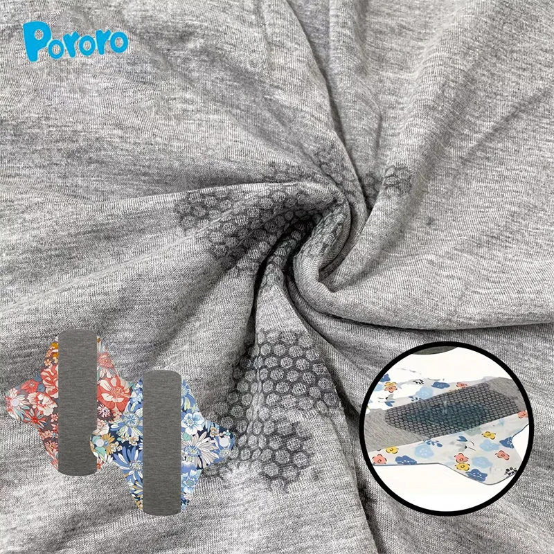 Polyester Graphene Functional Lining Single Side Heat Emitting Hygroscopic Recyclable Fabric For Maternity Clothing Sewing