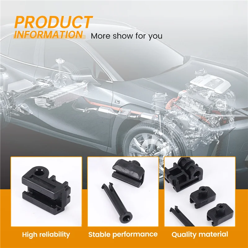 

1Set Front Center Display Screen Telescopic Bracket Clip Repair Kit 4G0898174 For A6 A7 S6 S7 RS6 RS7 2012-2018