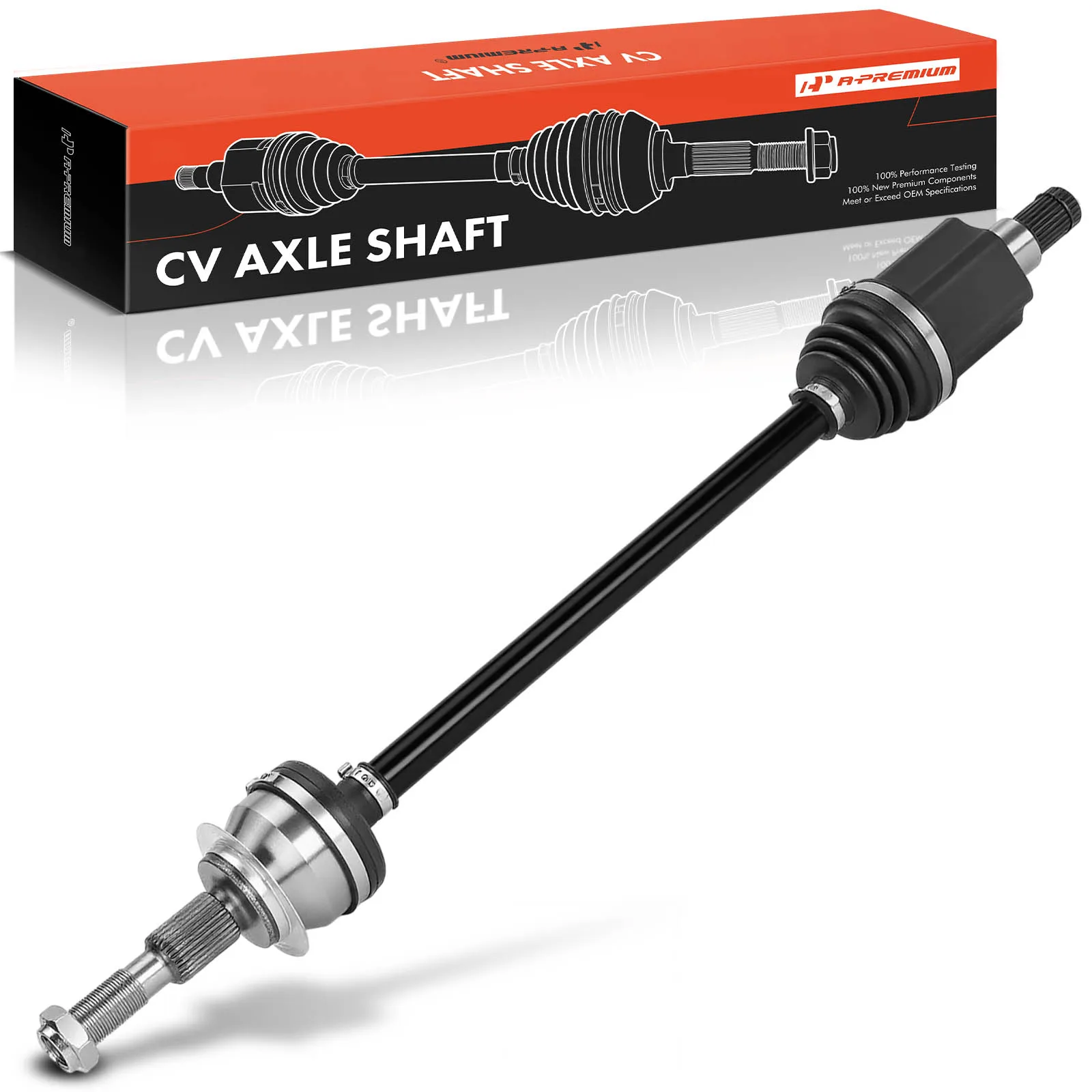 A-Premium Rear Driver Side CV Axle Assembly for Ford Edge 2019-2024 Lincoln Nautilus 2019-2023