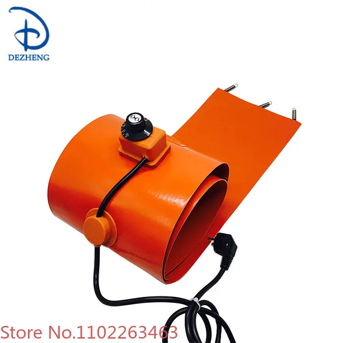 

220v 970x100mm 250w flexible silicone rubber band heater for 15kg gas cylinder tank