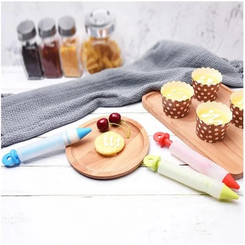 Silicone World  Food Writing Pen Chocolate Decorating  Tools Cake Cream Cookie Icing Piping Pastry  Mouth