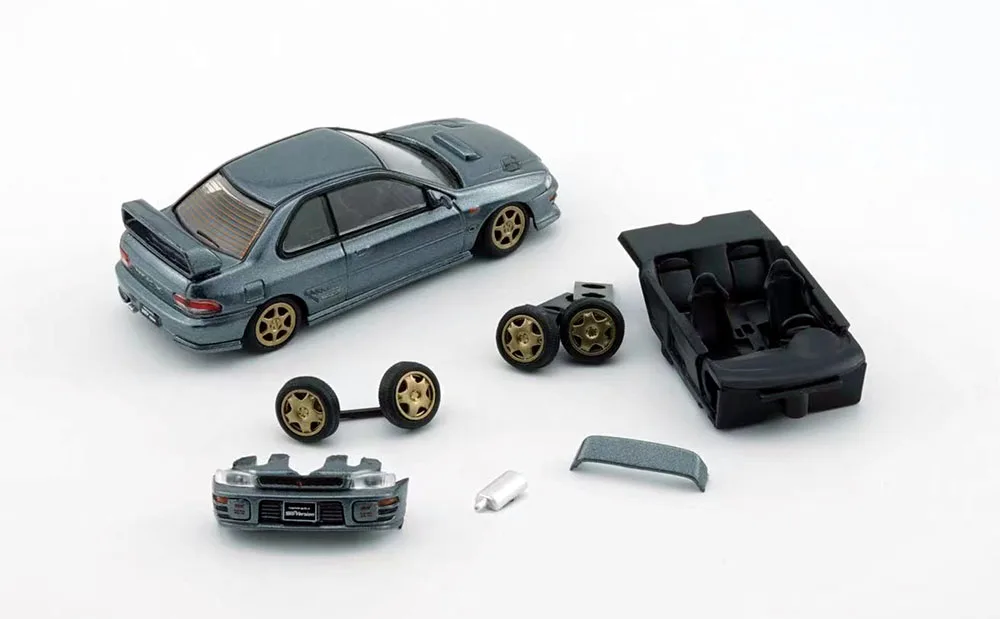 New 1/64 Scale  Impreza WRX Type 3 inches Cars by BM Creations JUNIOR Diecast toys For Collection Gift