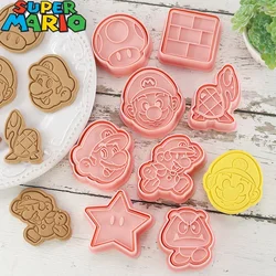 Moldes de Bolachas Mario Cartoon, Bolachas Pressionadas 3D, Fondant DIY, Tartaruga, Cogumelo, Ferramentas De Cozimento, Presentes De Aniversário