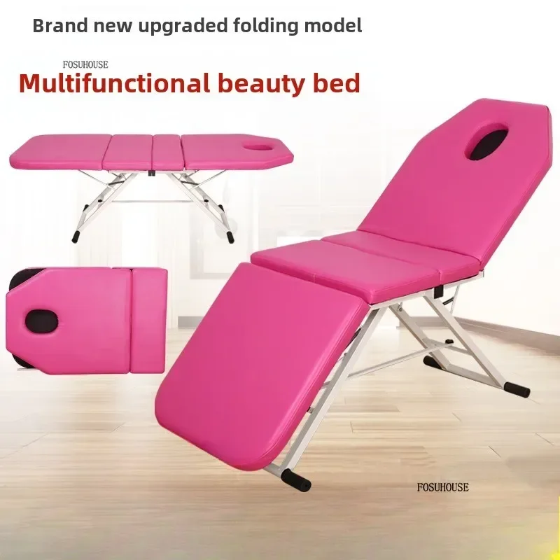 Folding Professional Spa Massage Table Portable Salon Table De Massage Stretcher Salon Furniture Foldable Portatil Lash Bed