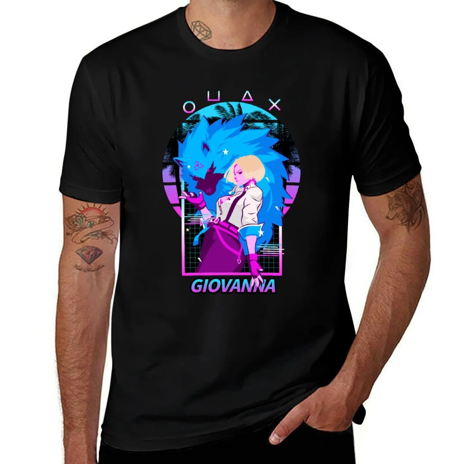 

Giovana pop art style T-Shirt printed t shirts for man cotton t shirt pack T-Shirt