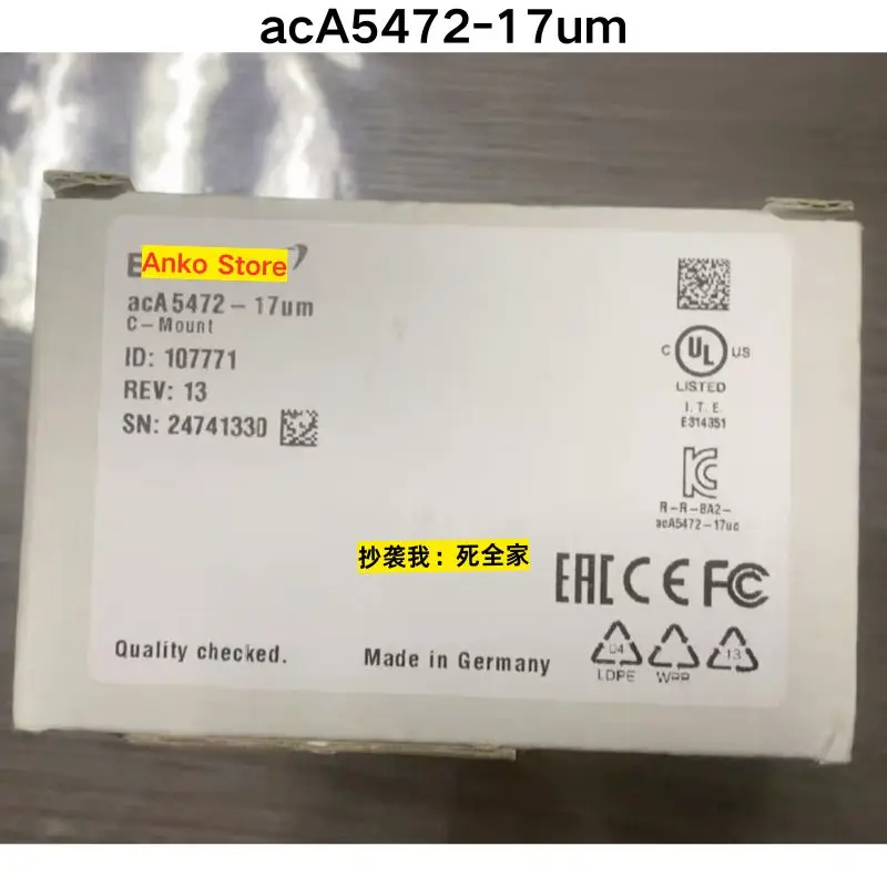 

Brand-new AcA5472-17um industrial camera
