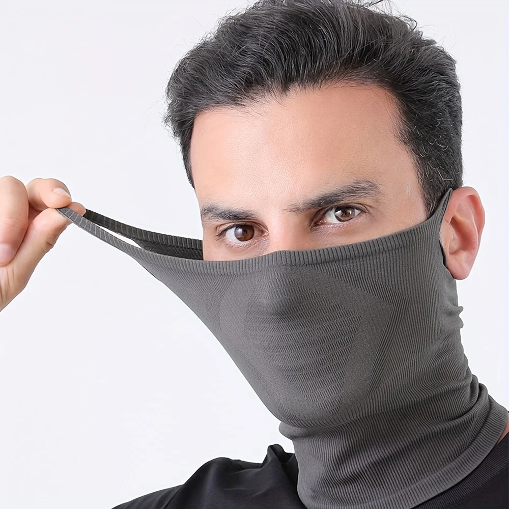 قناع وجه كامل لركوب الدراجات الرياضية، قناع غطاء للرقبة قابل للتنفس ماص للعرق للرجال والنساء، قناع رياضي مرن للدراجات النارية في الهواء الطلق