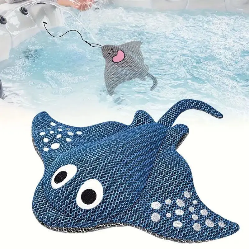 Reusable Floating Oil Absorbing Sponge, Cleaner for Hot Tub & Pool Surface Dross